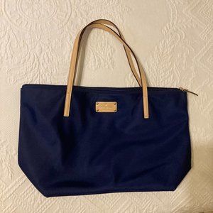Like New Kate Spade Kennedy Park Nylon Tote in Navy Blue